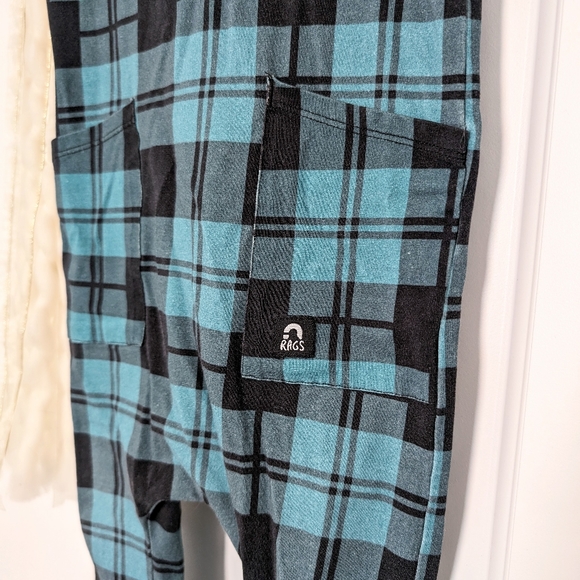 Rags to Raches Short Sleeve Plaid Romper, 2T - Picture 3 of 5